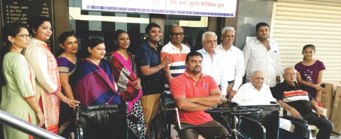 Tri-bicycle donated to needy people