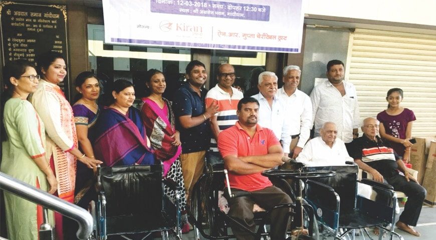 Tri-bicycle donated to needy people